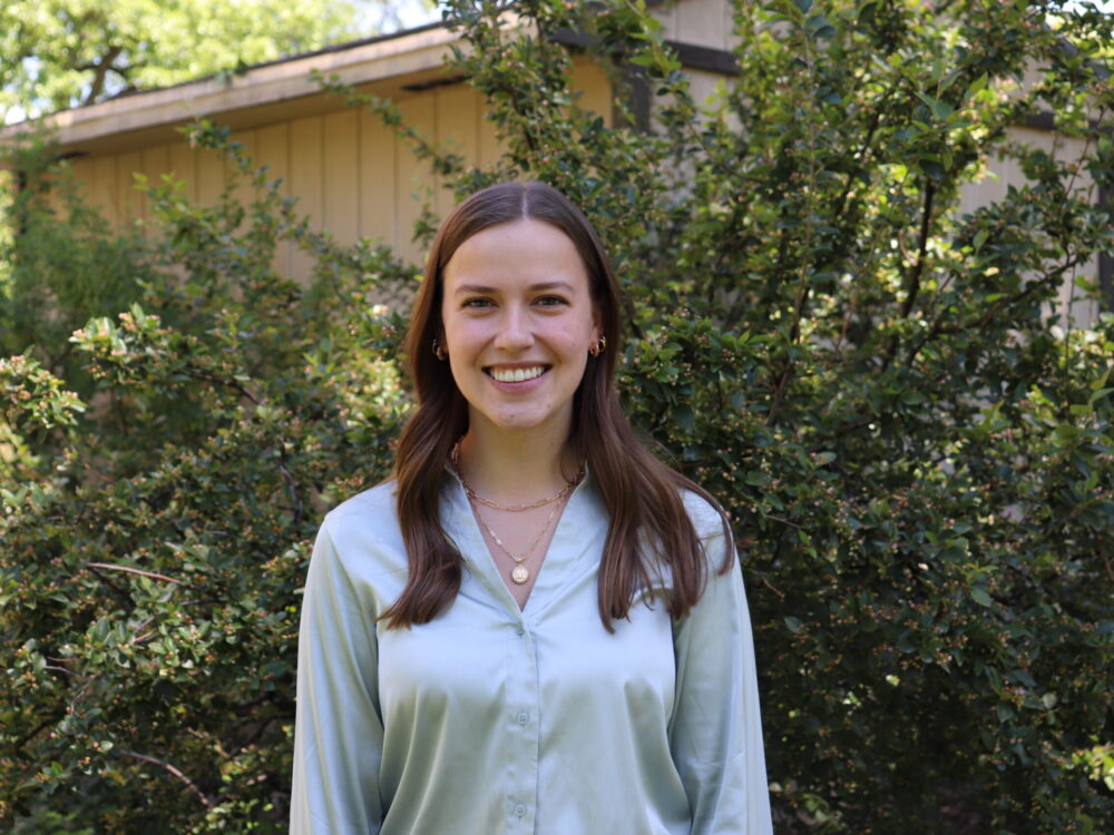 An outdoor portrait of Carli Dalton